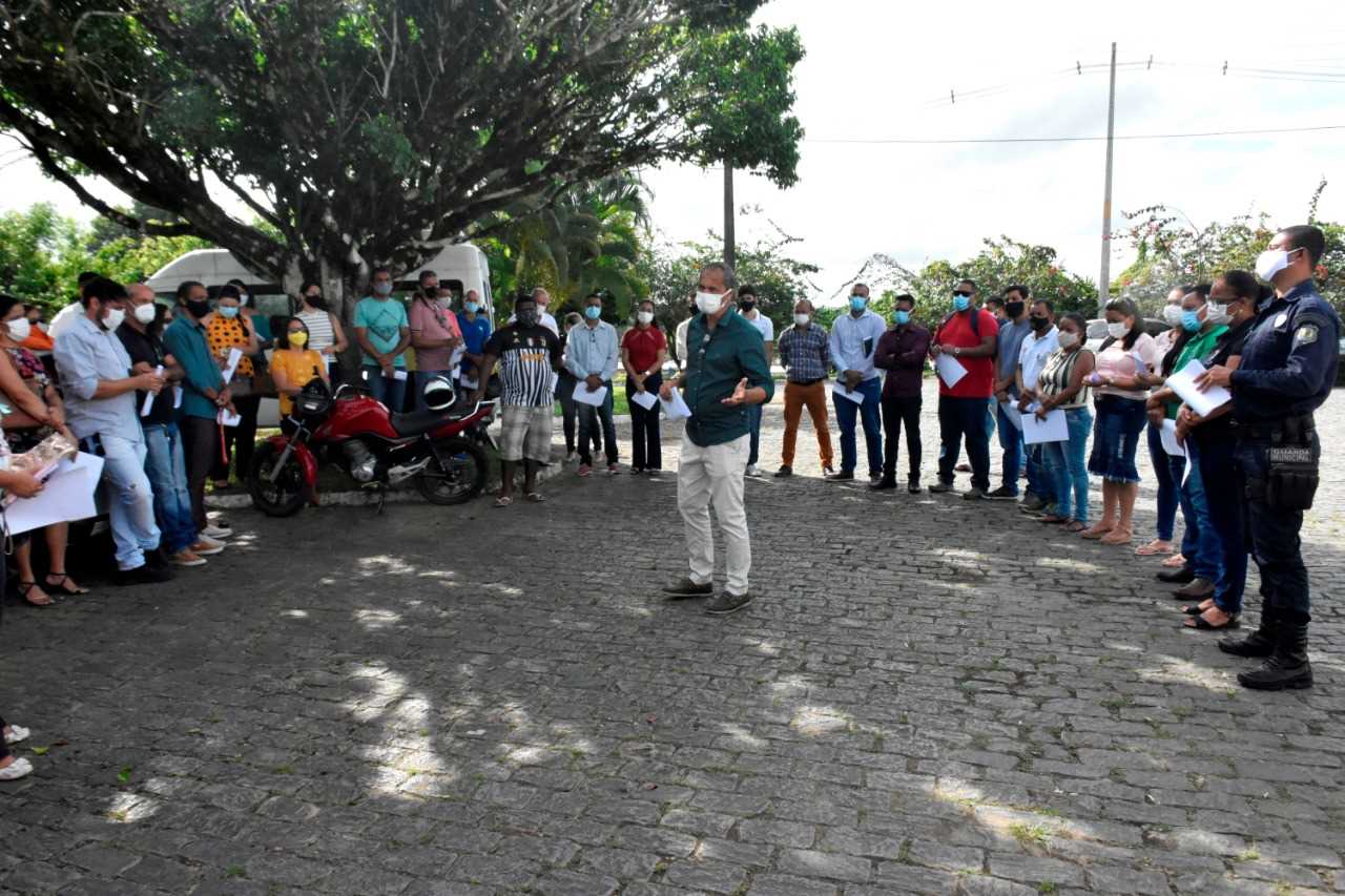 Camacã: Prefeito Paulo do Gás faz recepção aos funcionários da Prefeitura
